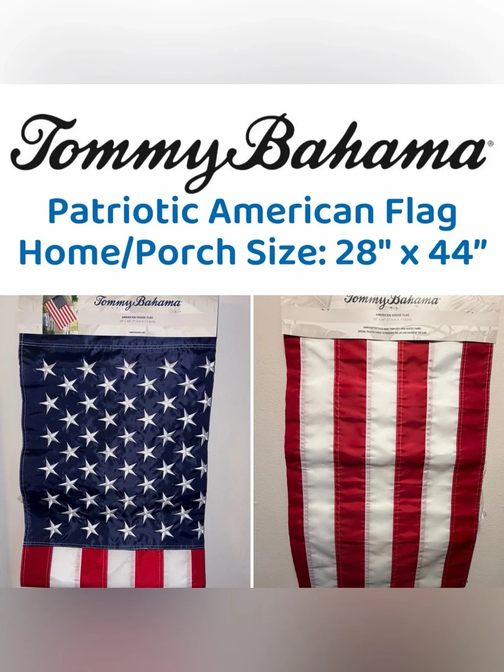Tommy Bahama - American house Flag Size: 28
